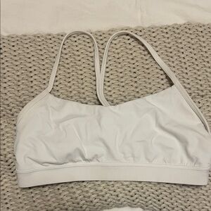 Lululemon White Sports Bra